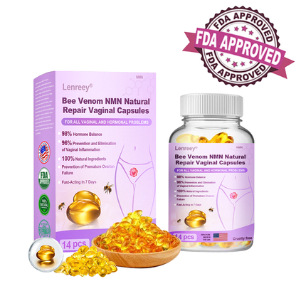 Lenreey® Bee Venom NMN Natural Repair Vaginal Capsules [For all vaginal and hormonal problems] Developed By Cleveland Clinic Women's Health Institute