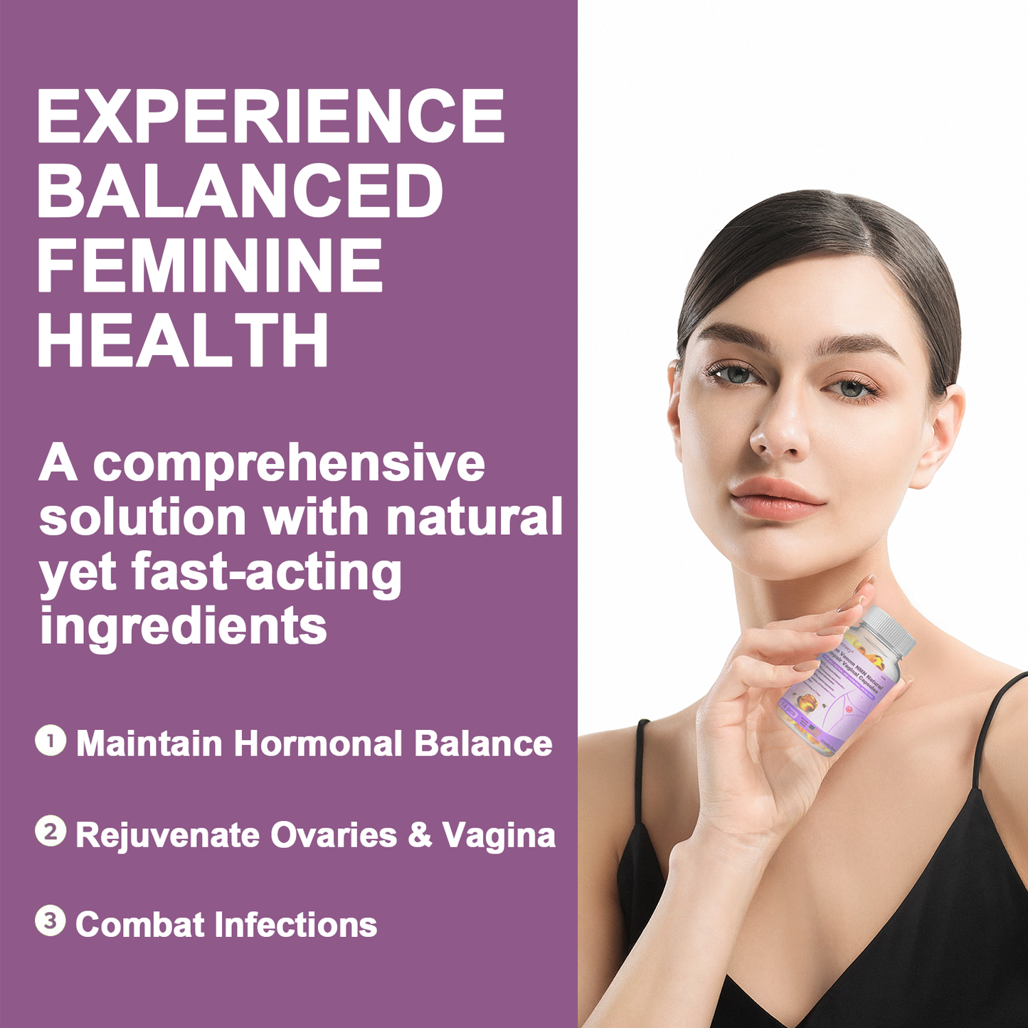 Lenreey® Bee Venom NMN Natural Repair Vaginal Capsules [For all vaginal and hormonal problems] Developed By Cleveland Clinic Women's Health Institute