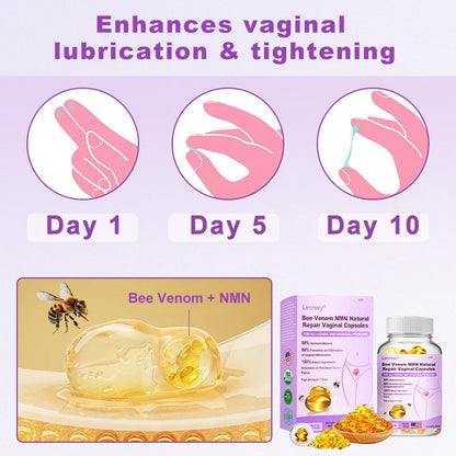 Lenreey® Bee Venom NMN Natural Repair Vaginal Capsules [For all vaginal and hormonal problems] Developed By Cleveland Clinic Women's Health Institute