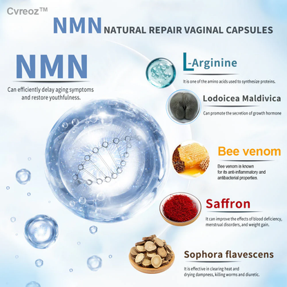 Lenreey® Bee Venom NMN Natural Repair Vaginal Capsules [For all vaginal and hormonal problems] Developed By Cleveland Clinic Women's Health Institute