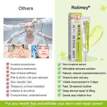 ☀️Made and shipped from the UK 💫Rolimey® Botox & Vita-A Retinol Shot Wrinkle-Lift Tightening cream - Last Day Promotion 70% OFF