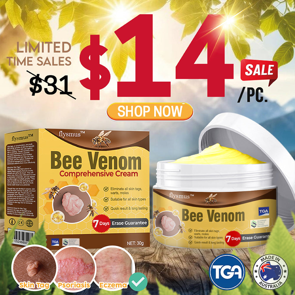 🎉(🔥🏆Made and Shipped from USA✅) flysmus™ Bee Venom Comprehensive Cream- LAST DAY 70% OFF