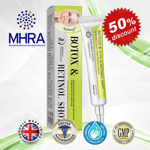 ☀️Made and shipped from the UK 💫Rolimey® Botox & Vita-A Retinol Shot Wrinkle-Lift Tightening cream - Last Day Promotion 70% OFF
