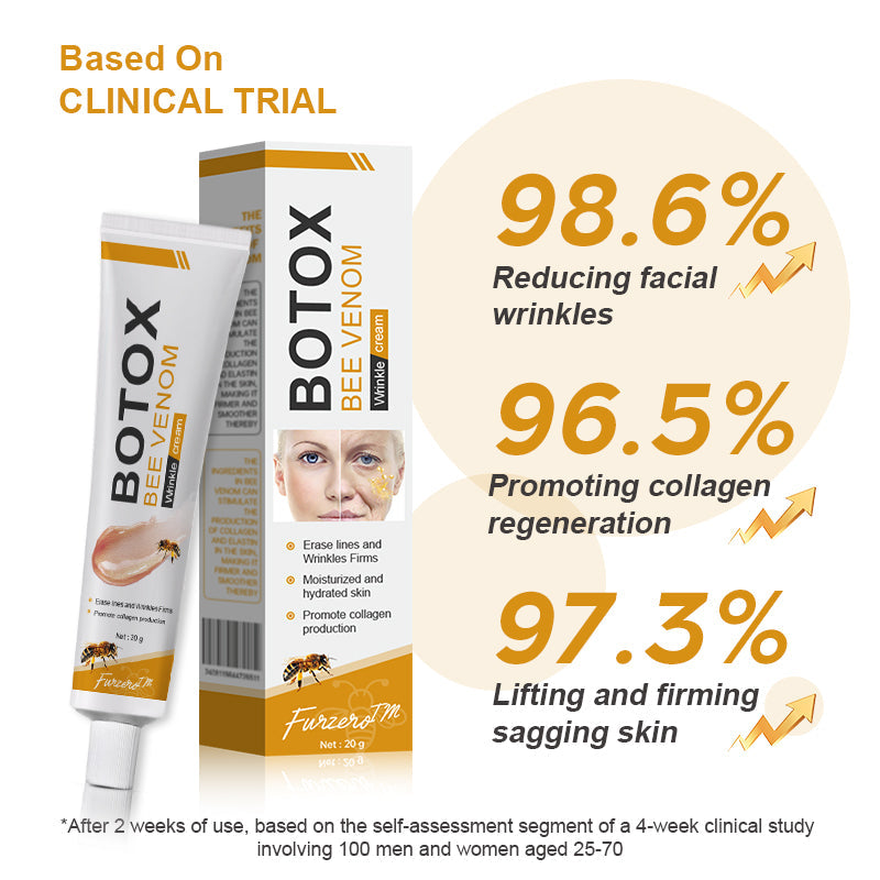 (🔥🌸Made and Shipped from USA✅) Furzero™ Botox Bee Venom Wrinkle Removal Cream- LAST DAY 70% OFF