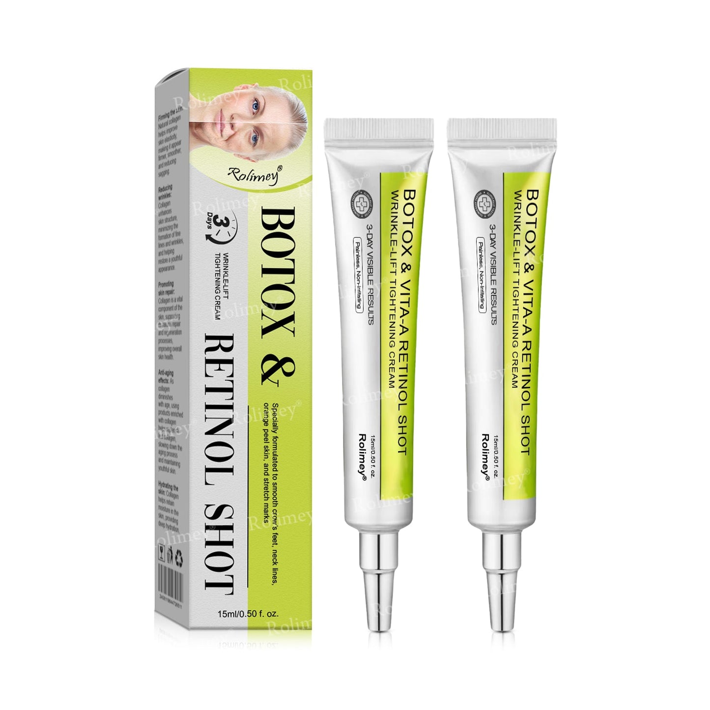 ☀️Made and shipped from the UK 💫Rolimey® Botox & Vita-A Retinol Shot Wrinkle-Lift Tightening cream - Last Day Promotion 70% OFF
